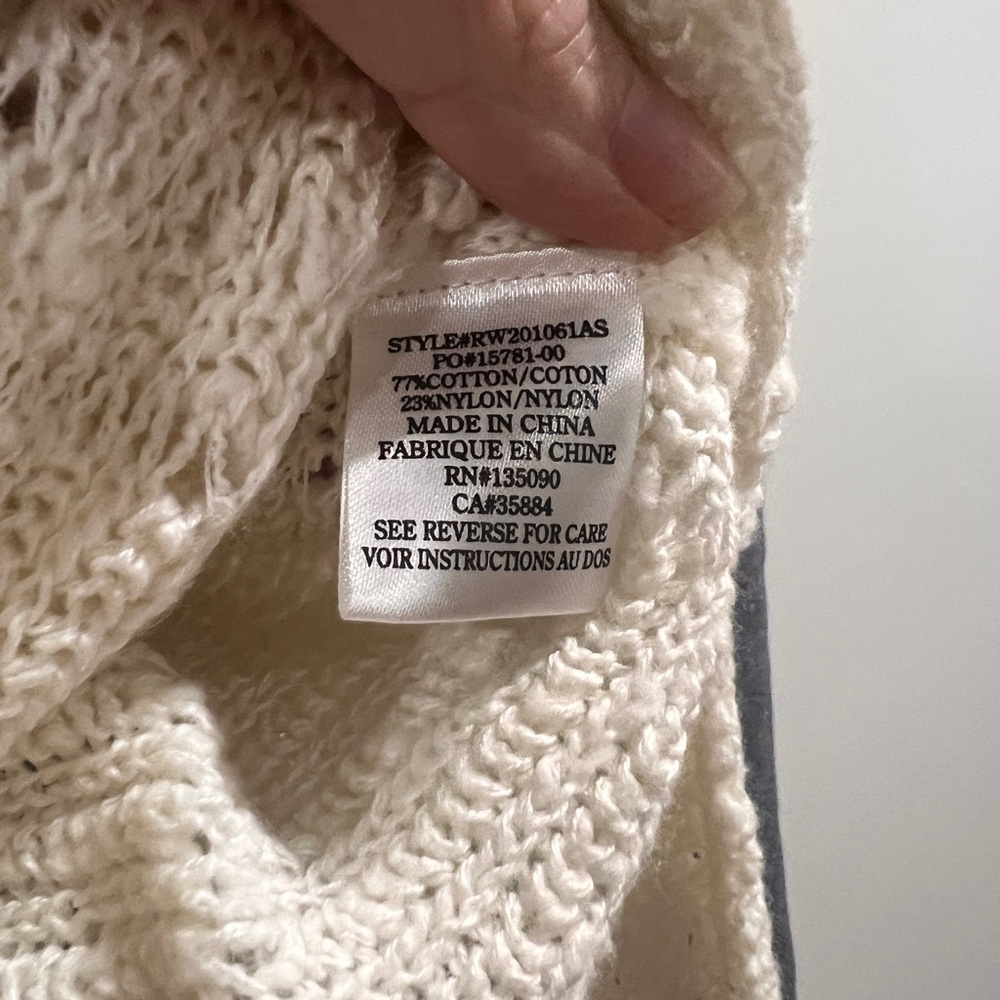 Altar'd State Cream V-Neck Sweater - Picture 6 of 9